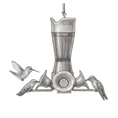 Perky-Pet® Pinch-Waist Red Glass Hummingbird Feeder (8 oz)