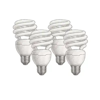 Philips LED 433557 Energy Saver Compact Fluorescent T2 Twister (Pack of 4)