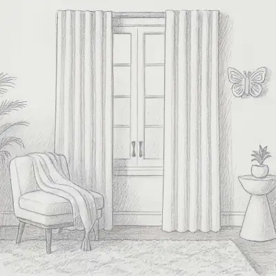 Pillowfort Blackout Chambray Cotton Kids' Panel (84" x 42", One Panel)