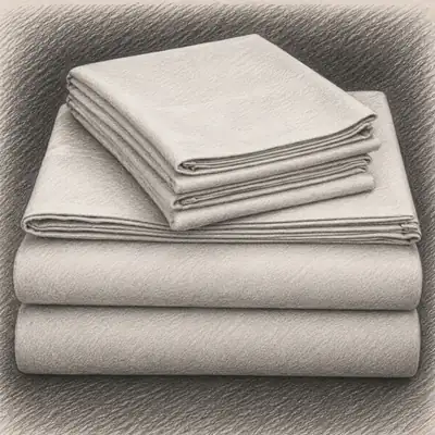 Pinzon Signature Cotton Heavyweight Velvet Flannel Sheet Set (Queen Size)
