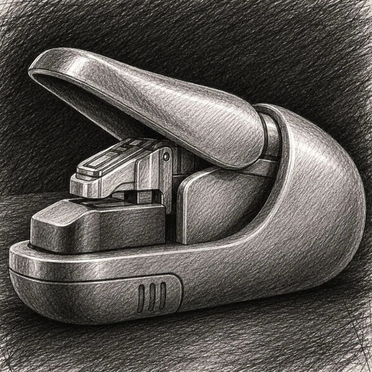 PLUS Paper Clinch Staple Free Stapler