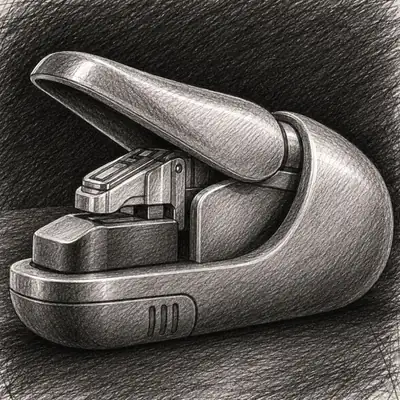 PLUS Paper Clinch Staple Free Stapler