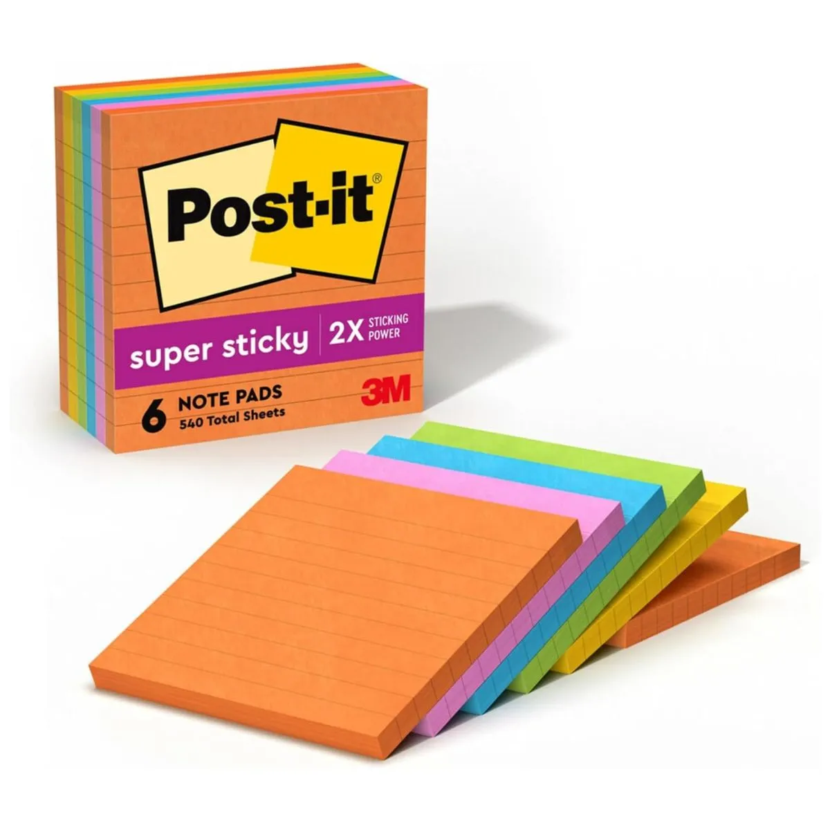 Post-it Super Sticky Notes (4" x 4")