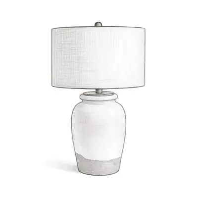 Pottery Barn Miller Ceramic Table Lamp