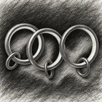 Pottery Barn Quiet Glide Curtain Rings