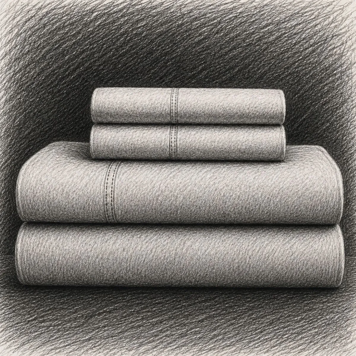 Quince Classic Organic Percale Twin Sheet (1 Set of 4 pieces)