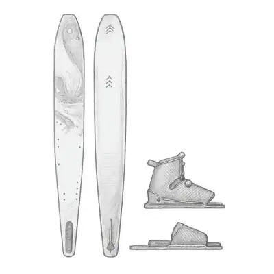 Radar Alloy Senate w/ Carbitex Vector BOA and Carbitex BOA ARTP Waterskis