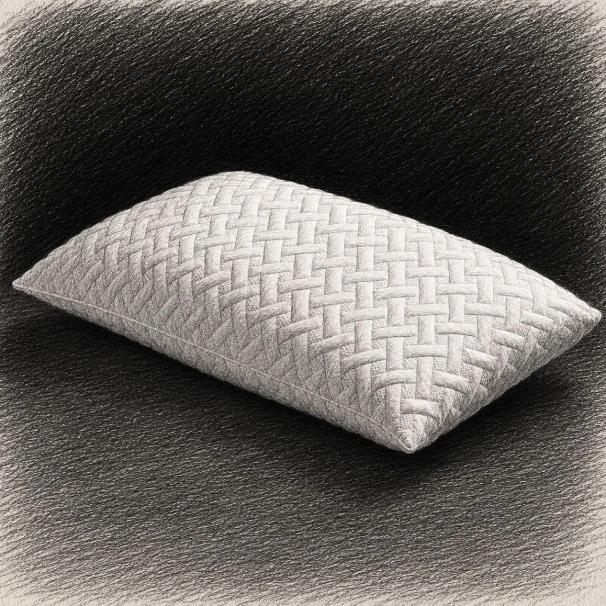 Rest Haven Shredded Memory Foam Bed Pillows (1 Set of 2 Pieces)