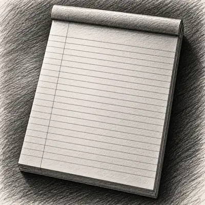 Rhodia Lined Yellow Page Notepad