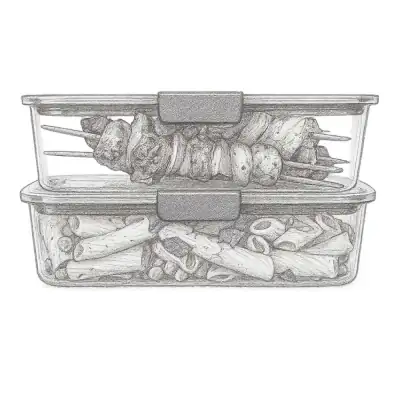 Rubbermaid Brilliance BPA-Free Food Storage Containers with Lids (Set of 2 pieces)