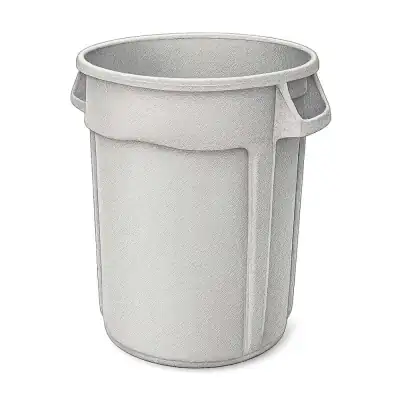 Rubbermaid Brute Round Vented Trash Can with Lid (32 gal)