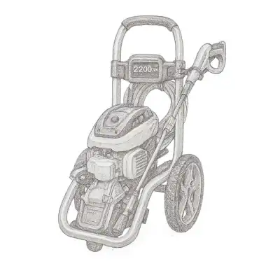 RYOBI Brushless Electric Pressure Washer (2500 PSI, 1.2 GPM)