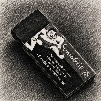 Sakura SumoGrip Block Erasers (3 Count)
