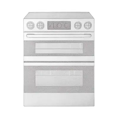 Samsung 6.3 cu ft. Electric Range, Air Fry, Flex Duo™
