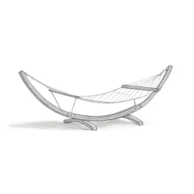 Sand & Stable Babs 2 Person Sunbrella® Spreader Bar Hammock with Stand