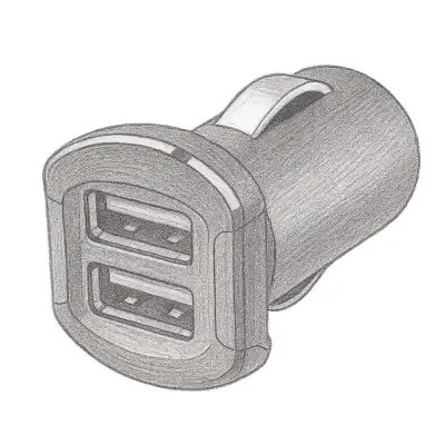 Scosche ReVolt™ 12W Dual USB Car Charger with Glow Ports (2 Ports)
