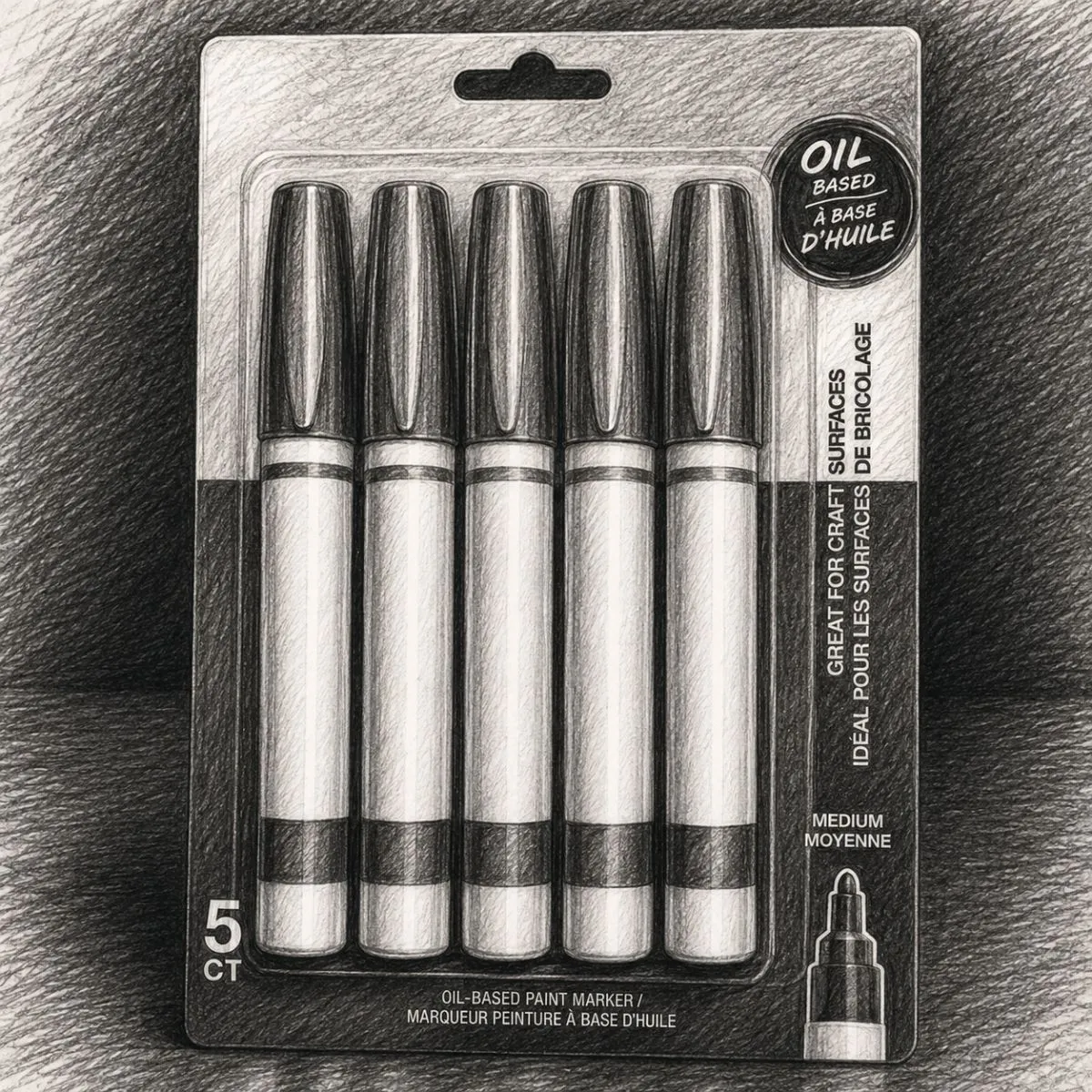 Sharpie Oil-Based Paint Markers (5 Count)