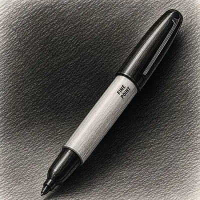 Sharpie Permanent Markers in Black (5 Count)