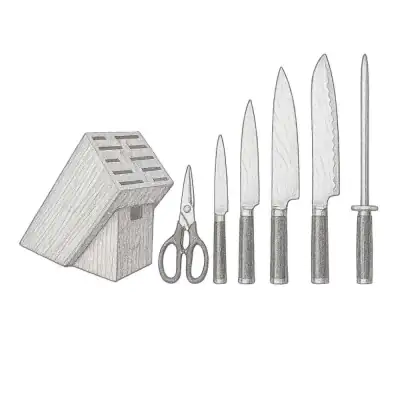 Shun Classic 7-Piece Essential Block Set