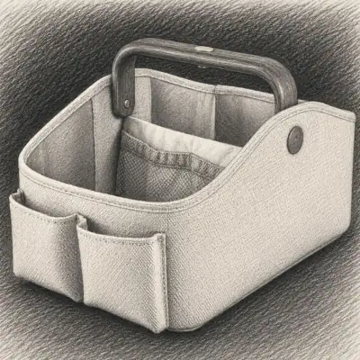 Skip Hop Nursery Style Light-Up Diaper Caddy