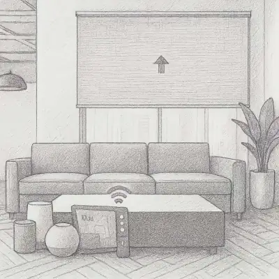 SmartWings Motorized Roller Shades 100% Blackout Linen