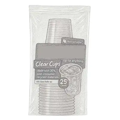 Solo Disposable 18oz Plastic Cups (25 count)