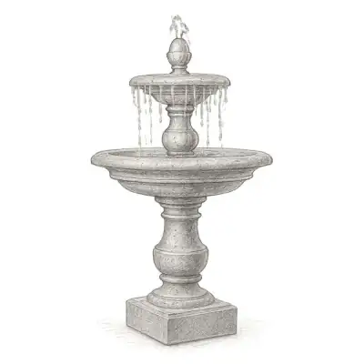 Soothing Company Caterina Tiered Outdoor Water Fountain