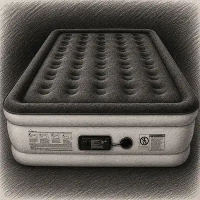 SoundAsleep Dream Series Air Mattress with Internal High Capacity Pump (Queen Size)