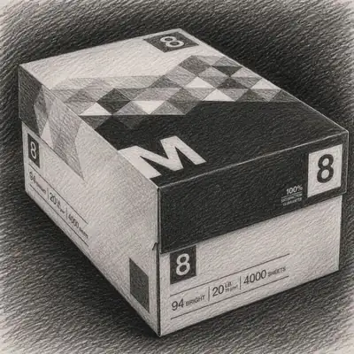 Staples Multiuse Copy Paper (Case of 8 Reams, 8.5" x 11")
