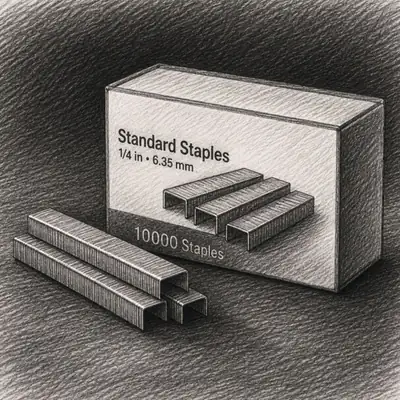 Staples Standard Staples (Pack of 10,000)