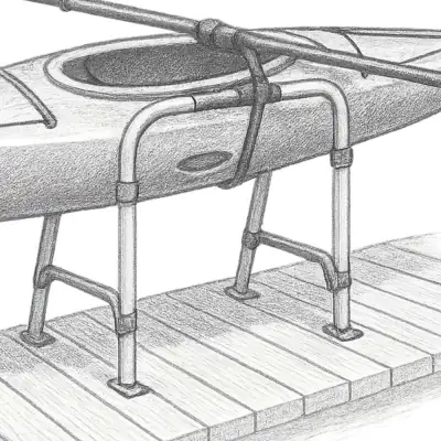 StoreYourBoard Paddleboard Dock Rack | Outdoor SUP Storage