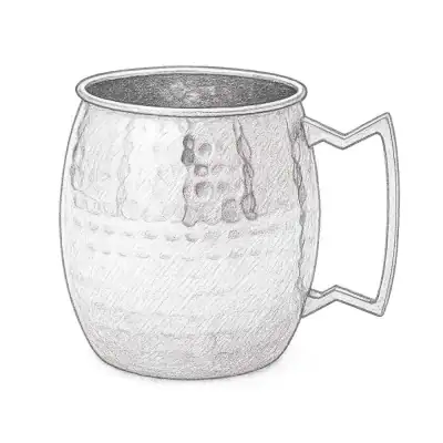 Sur La Table Moscow Mule Hammered Copper (Single Mug)