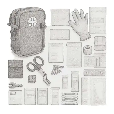 Surviveware Waterproof First Aid Kit (100 Pieces)
