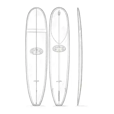 Takayama In the Pink Tuflite Pro Longboard Surfboards