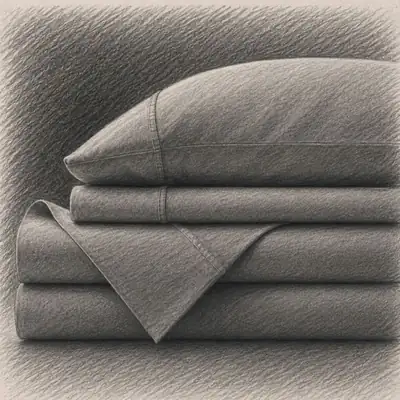 The Company Store Classic Easy-Care Jersey Knit Twin Bed Sheet (1 Set of 3 Pieces)