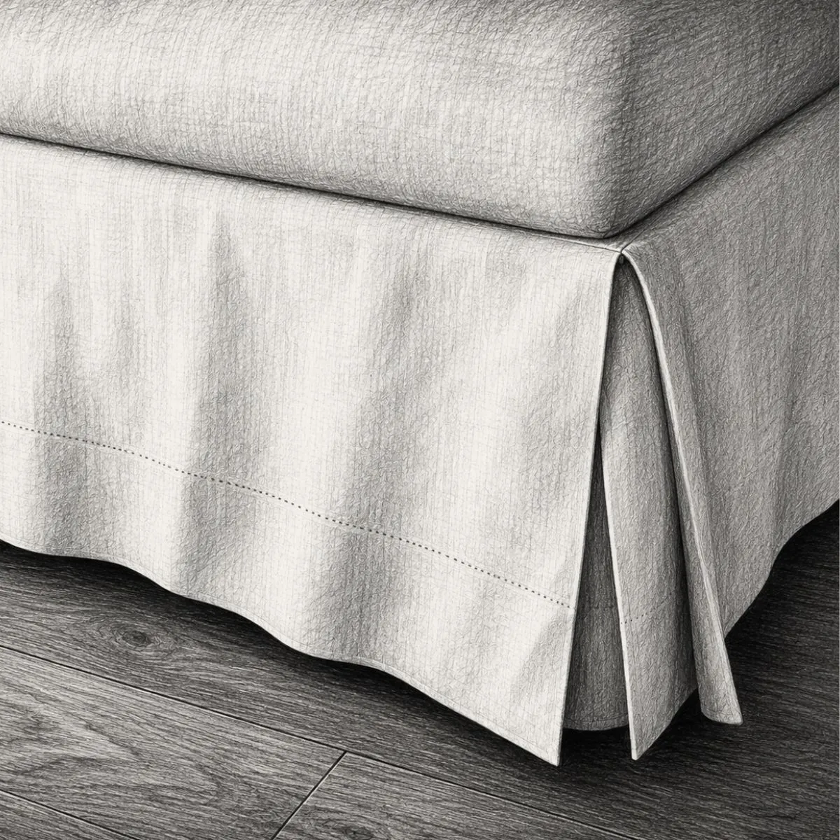 The Company Store Relaxed Linen Bed Skirt