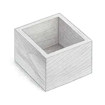 The Container Store Ash Wood Drawer Organizer Natural