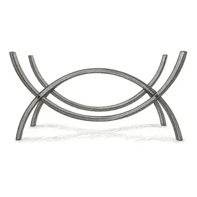 The Woodhaven Crescent Firewood Rack (41" x 22")