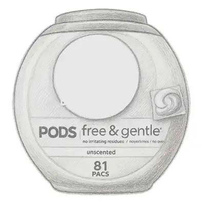 Tide PODS Free and Gentle Laundry Detergent Soap Pods (81 count)