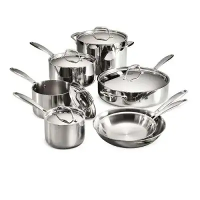 Tramontina 12 Pc Tri-Ply Clad Stainless Steel