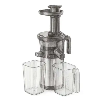 Tribest Shine Kitchen Co.® Cold Press Vertical Slow Juicer