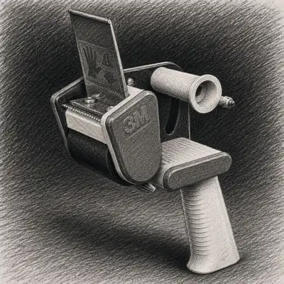 Uline 3M H150 Low-Noise Pistol Grip Tape Dispenser (2")