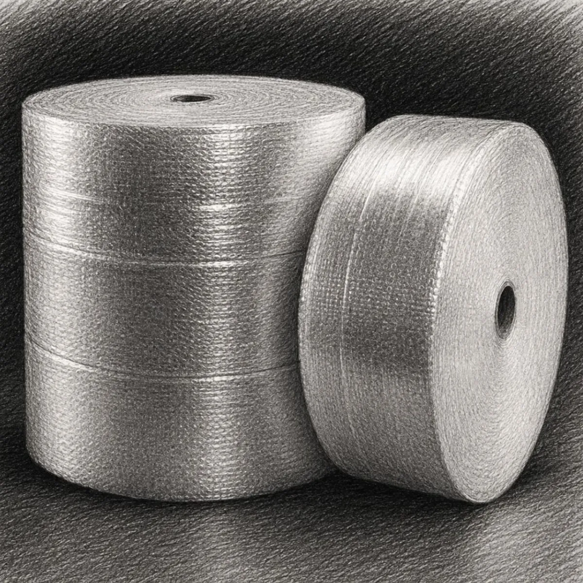 Uline Economy Perforated Bubble Roll (12" x 750', 3⁄16")