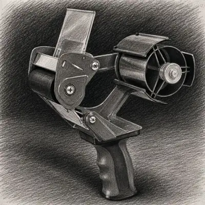Uline Magnetic Tape Dispenser (3")