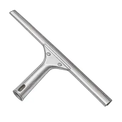 Unger Professional Stainless Steel Window and Glass Cleaning Squeegee (12”)