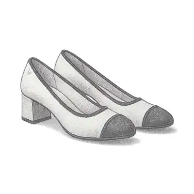 Vivala Almond-Toe Chunky Heels (Julie Pro)