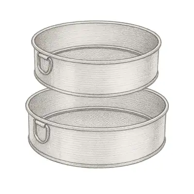 Webake 6-Inch 8-Inch Stainless Steel Sifter