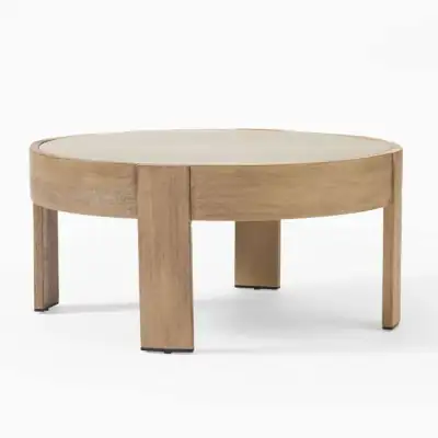 West Elm Portside Outdoor Round Coffee Table
