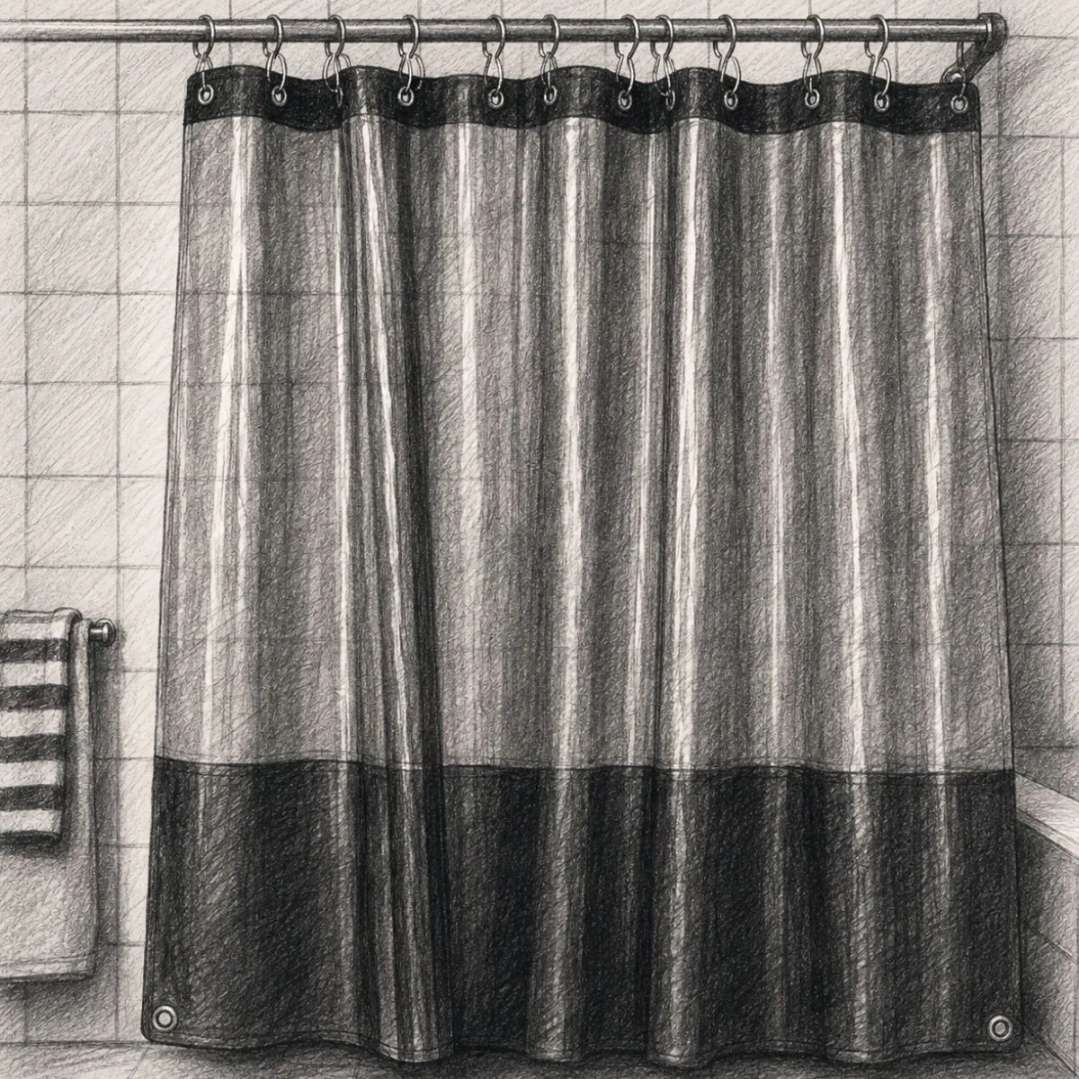 West Elm Quiet Town Sun Shower Curtain