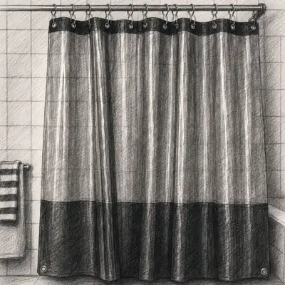 West Elm Quiet Town Sun Shower Curtain